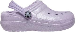 Saboti Crocs Classic Glitter Lined Clog Kids Mov - Lavender - imagine 5